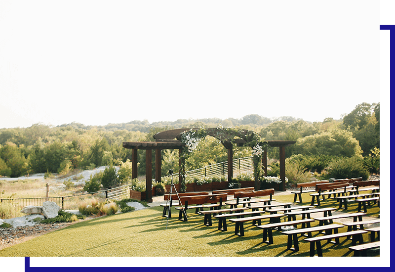 image of an outdoor wedding